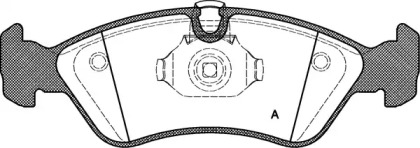 Комплект тормозных колодок OPEN PARTS BPA0286.50