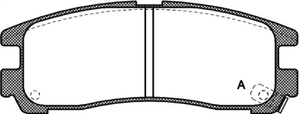 Комплект тормозных колодок OPEN PARTS BPA0291.02