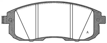 Комплект тормозных колодок OPEN PARTS BPA0293.14