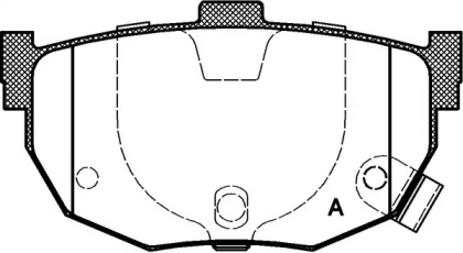 Комплект тормозных колодок OPEN PARTS BPA0294.22