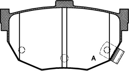 Комплект тормозных колодок OPEN PARTS BPA0294.32