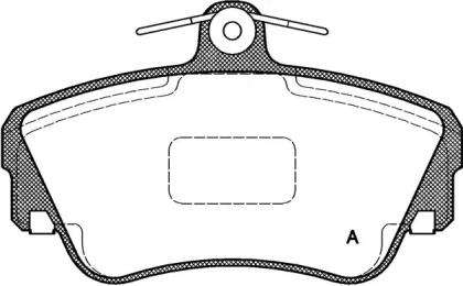 Комплект тормозных колодок OPEN PARTS BPA0309.10