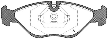 Комплект тормозных колодок OPEN PARTS BPA0319.00