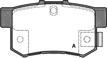 Комплект тормозных колодок OPEN PARTS BPA0325.22