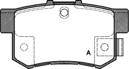 Комплект тормозных колодок OPEN PARTS BPA0325.32