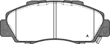 Комплект тормозных колодок OPEN PARTS BPA0351.32