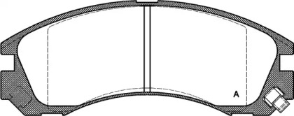 Комплект тормозных колодок OPEN PARTS BPA0354.22