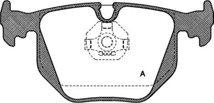 Комплект тормозных колодок OPEN PARTS BPA0381.00