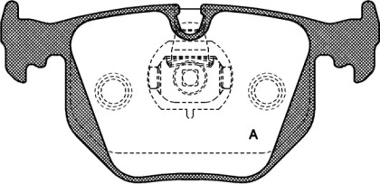 Комплект тормозных колодок OPEN PARTS BPA0381.20