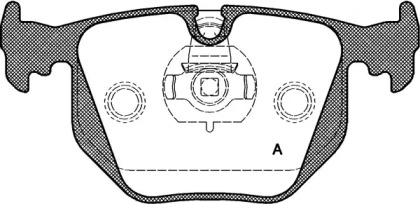 Комплект тормозных колодок OPEN PARTS BPA0381.30