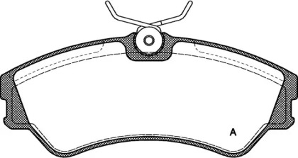 Комплект тормозных колодок OPEN PARTS BPA0383.00