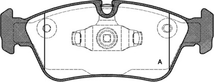 Комплект тормозных колодок OPEN PARTS BPA0384.60