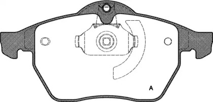 Комплект тормозных колодок OPEN PARTS BPA0390.10