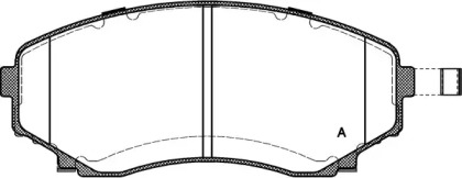 Комплект тормозных колодок OPEN PARTS BPA0397.22