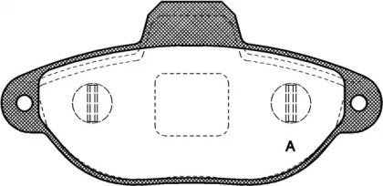 Комплект тормозных колодок OPEN PARTS BPA0414.20