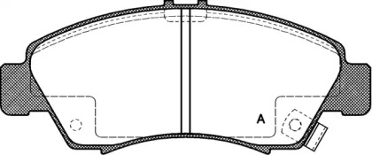 Комплект тормозных колодок OPEN PARTS BPA0419.02