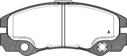 Комплект тормозных колодок OPEN PARTS BPA0425.32