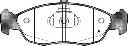 Комплект тормозных колодок OPEN PARTS BPA0461.10