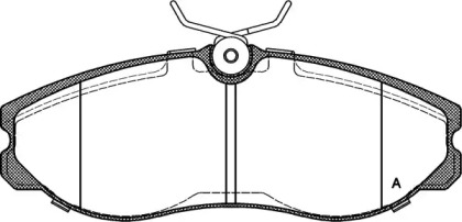 Комплект тормозных колодок OPEN PARTS BPA0462.00