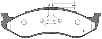 Комплект тормозных колодок OPEN PARTS BPA0467.20