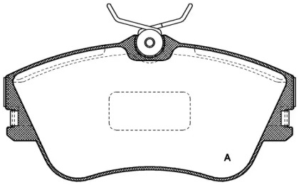 Комплект тормозных колодок OPEN PARTS BPA0480.00