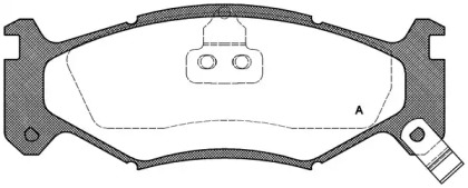 Комплект тормозных колодок OPEN PARTS BPA0483.02