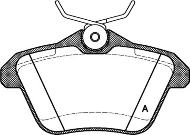 Комплект тормозных колодок OPEN PARTS BPA0581.10