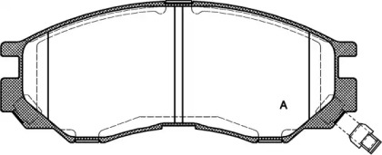 Комплект тормозных колодок OPEN PARTS BPA0583.00