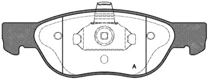 Комплект тормозных колодок OPEN PARTS BPA0587.00