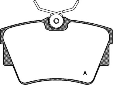 Комплект тормозных колодок OPEN PARTS BPA0591.30