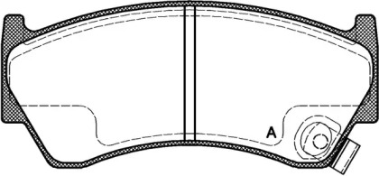 Комплект тормозных колодок OPEN PARTS BPA0592.42