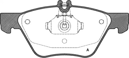 Комплект тормозных колодок OPEN PARTS BPA0601.00