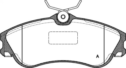 Комплект тормозных колодок OPEN PARTS BPA0634.00