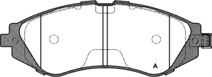 Комплект тормозных колодок OPEN PARTS BPA0645.02