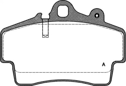 Комплект тормозных колодок OPEN PARTS BPA0653.00