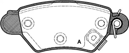 Комплект тормозных колодок OPEN PARTS BPA0685.02