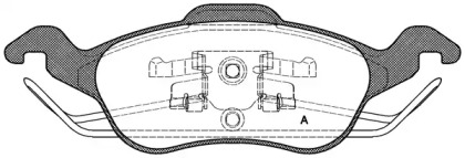 Комплект тормозных колодок OPEN PARTS BPA0691.00