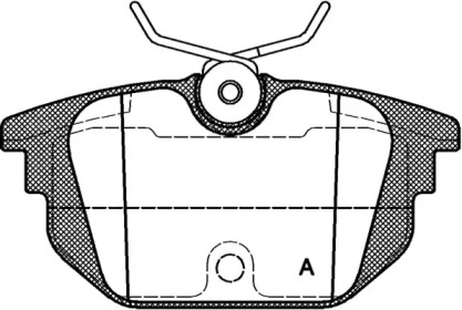 Комплект тормозных колодок OPEN PARTS BPA0692.00