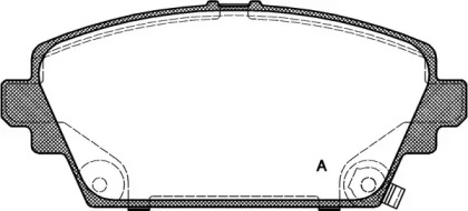 Комплект тормозных колодок OPEN PARTS BPA0694.02