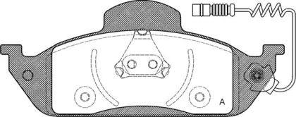 Комплект тормозных колодок OPEN PARTS BPA0697.01