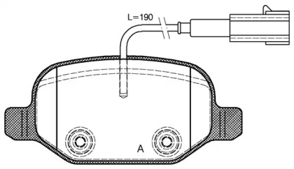 Комплект тормозных колодок OPEN PARTS BPA0727.02