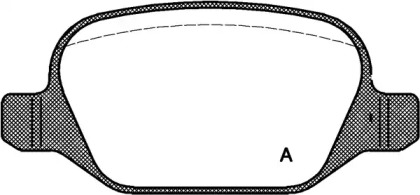 Комплект тормозных колодок OPEN PARTS BPA0727.10