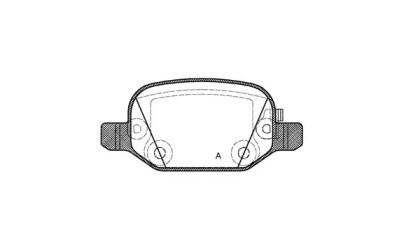 Комплект тормозных колодок OPEN PARTS BPA0727.52