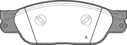 Комплект тормозных колодок OPEN PARTS BPA0731.00