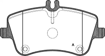 Комплект тормозных колодок OPEN PARTS BPA0768.00