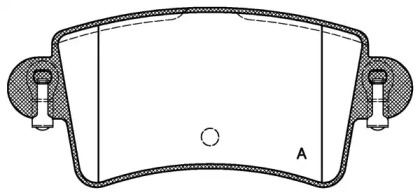 Комплект тормозных колодок OPEN PARTS BPA0833.00