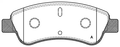 Комплект тормозных колодок OPEN PARTS BPA0840.10