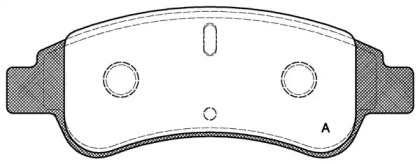 Комплект тормозных колодок OPEN PARTS BPA0840.30