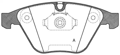 Комплект тормозных колодок OPEN PARTS BPA0857.30