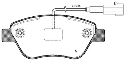 Комплект тормозных колодок OPEN PARTS BPA0858.11